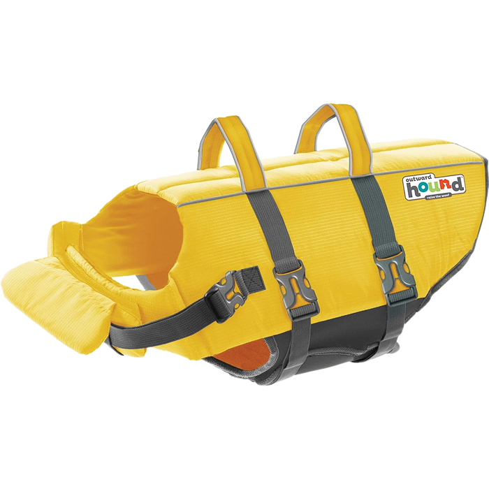 Outward Hound Ripstop Yellow Life Jacket