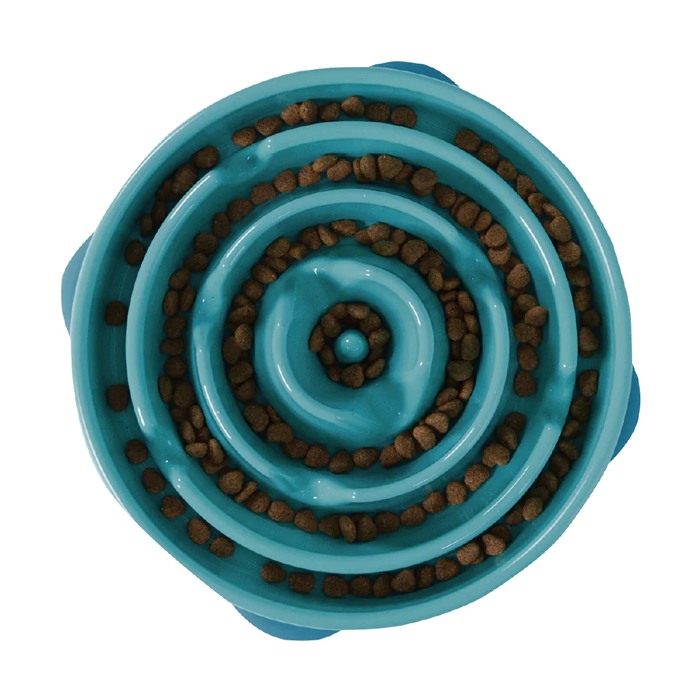 Outward Hound Fun Feeder Teal Large