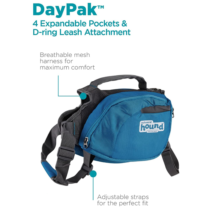Outward Hound Carrier DayPak Blue Medium