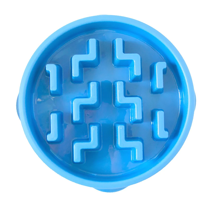 Outward Hound Fun Feeder Notch Blue Large