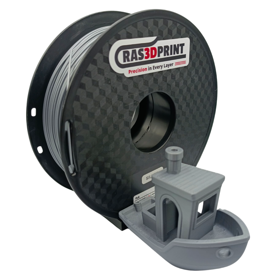 Ras3dprint PLA Filament Silver 1kg 1.75mm