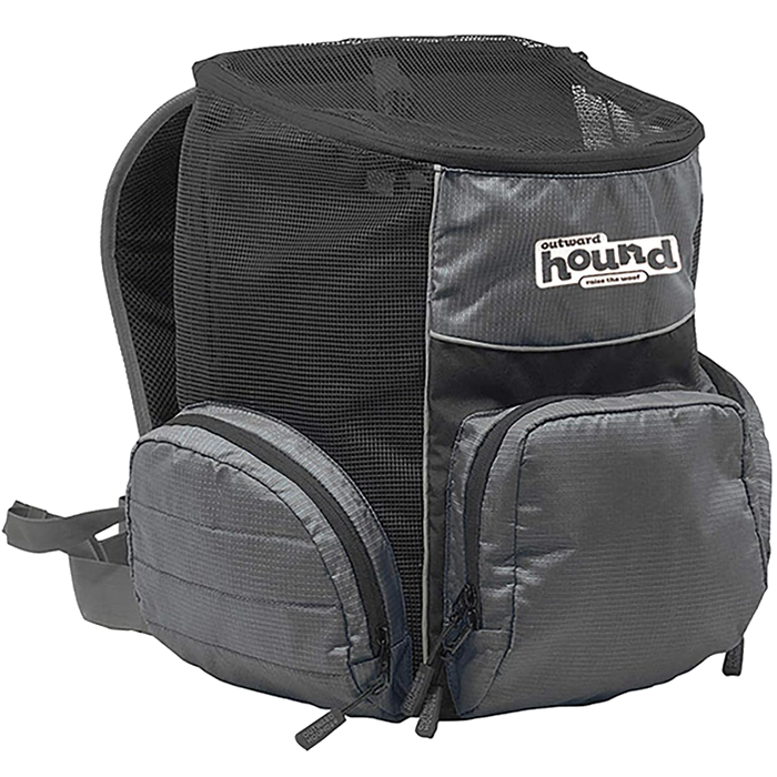 Outward Hound PoochPouch Backpack Grey