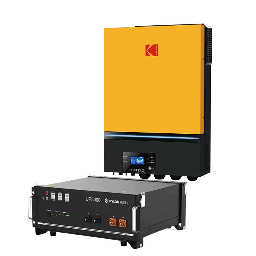 Kodak Solar Off-grid VMIII 5kW Inverter and 1 x Pylontech UP5000