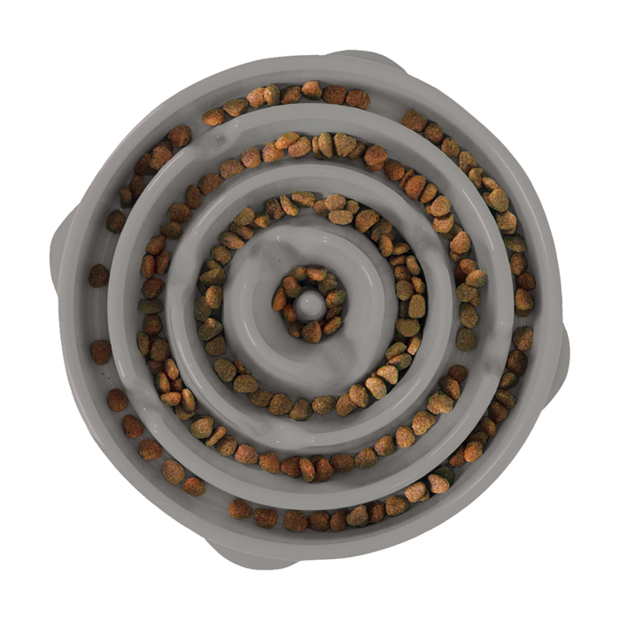 Outward Hound Fun Feeder Grey Large